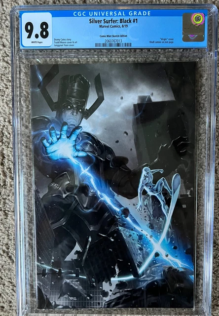 Silver Surfer Black #1 Junggeun Yoon Virgin Variant - Cgc 9.8