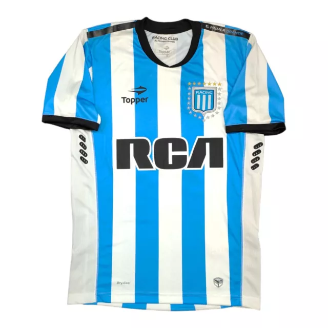 MAGLIA racing club de avellaneda topper M 2015 CAMISETA SHIRT JERSEY ARGENTINA 2