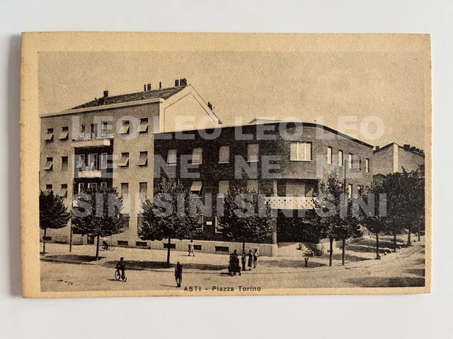 CARTOLINA ASTI Piazza Torino - Primi anni del '900