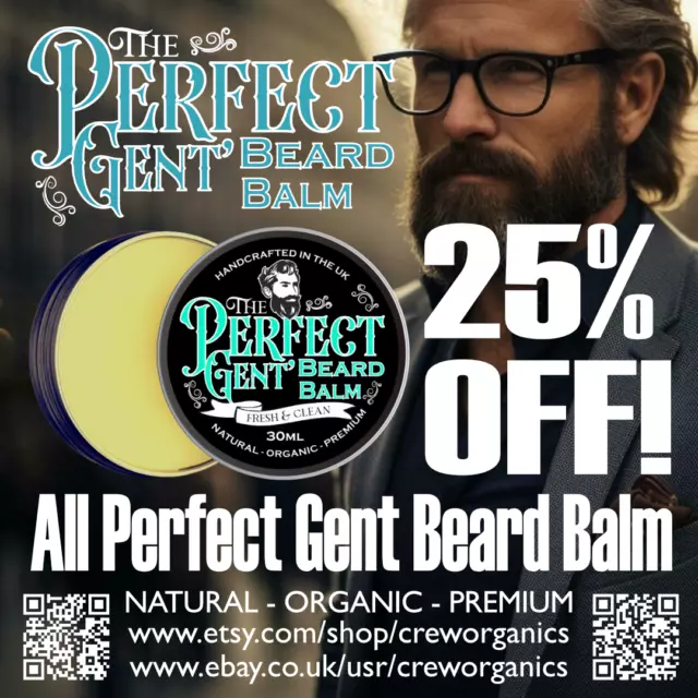 The Perfect Gent Beard Balm 30ml - Free Postage