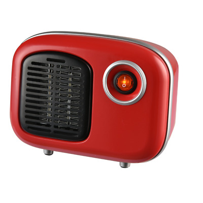 Soleil Personal Electric Ceramic Mini Heater 250W Indoor Red MH-08R NEW in Box