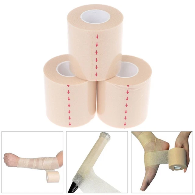 Athletic Tape Foam Sports Tape Pre Wrap Sponge Tape  Ankles Wrists Hands Knees
