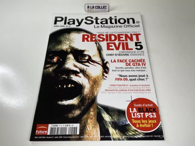 PlayStation Magazine Juillet 2008 N°17 - Resident Evil 5 (FR) - Officiel - PS3