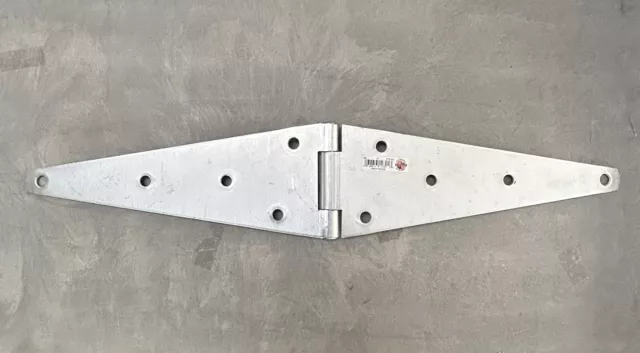 National Hardware N127-910 - Heavy Duty Strap Hinge 12" -  Zinc plated