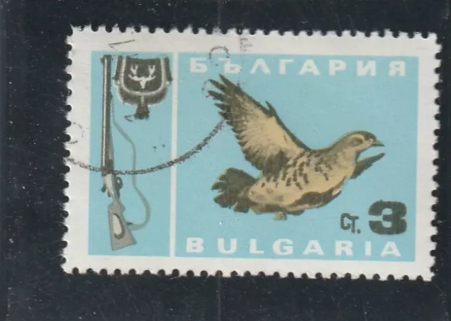L5829 BULGARIE Timbre N° Y&T 1485 de 1967 " Perdrix " Oblitéré