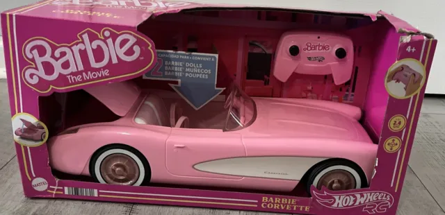 Barbie The Movie Hot Wheels' RC Corvette Remote Control Car 2023 *Brand New*