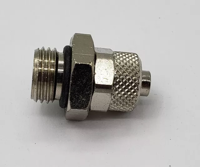 10x Riegler Raccord Rapide Tout Droit G 1/4 Vissage 8/6mm Nickelé