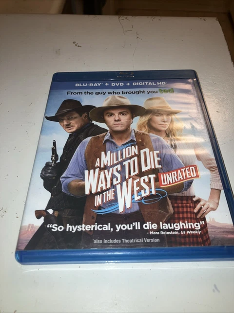 A MILLION WAYS to Die in the West (Blu-ray, 2014)combined Shipping