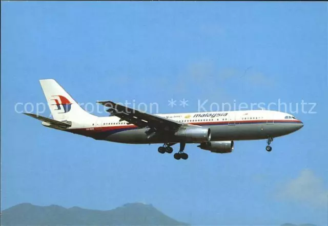 72210909 Flugzeuge Zivil Malaysia Airlines Airbus A-300B4 9M-MHD  Flugzeuge Zivi