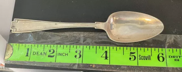 1913 Gorham Etruscan Sterling Teaspoon Mono "H" 20.34G