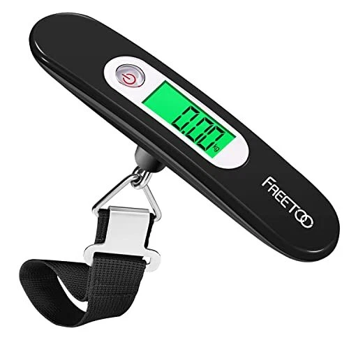 FREETOO Pese Bagage Electronique Portable Bagages Numérique Max 50Kg/110Lb LB...