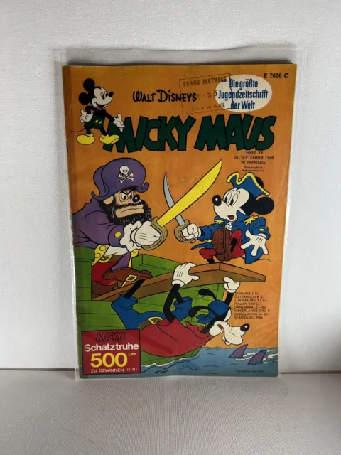 Micky Maus Heft Nr 39 Disney Comic #A21 Sammlung Selten Konvolut