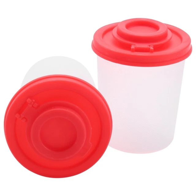 Salt and Pepper Shakers Moisture Confirming, Salt Shakers with Red Deck4383