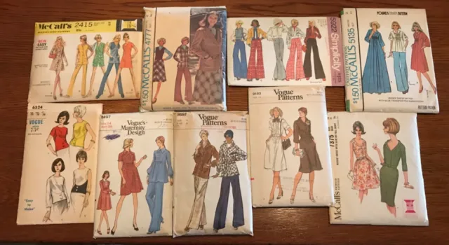 Vintage Sewing Patterns: McCall's, Simplicity, Vogue Cut & Uncut - You Choose