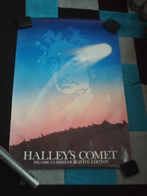 Halley's Comet 1985-86 Commemorative - Pete Kelly - Athena/Meikeljohn Poster