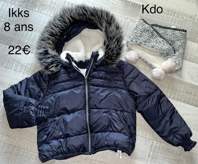 IKKS 8 ANS Fille doudoune hiver bleue TBE EUR 22 00 PicClick FR
