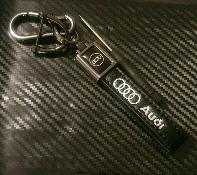 PORTE CLÉ LOGO AUDI A1 A 2 A3 A4 A5 A6 A7 Q5 etc Neuf sous blister cuir