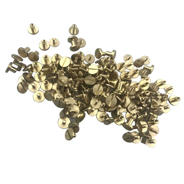 20 piezas remaches para botones de cinturón hacer usted mismo pernos de tornillo hacer usted mismo