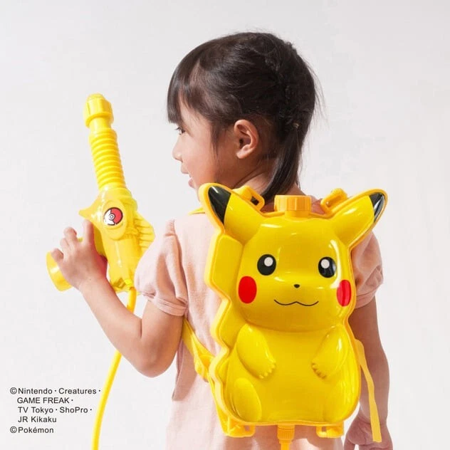 PIKACHU WATER GUN shooter pistol 1800CC Pokemon Pool Sea toy Kids Baby