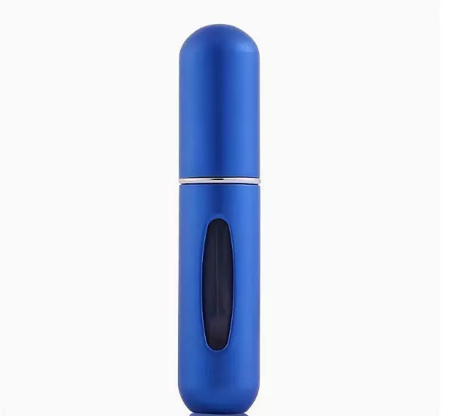 Mini vaporisateur de parfum bleu pour voyage rechargeable 5ML neuf