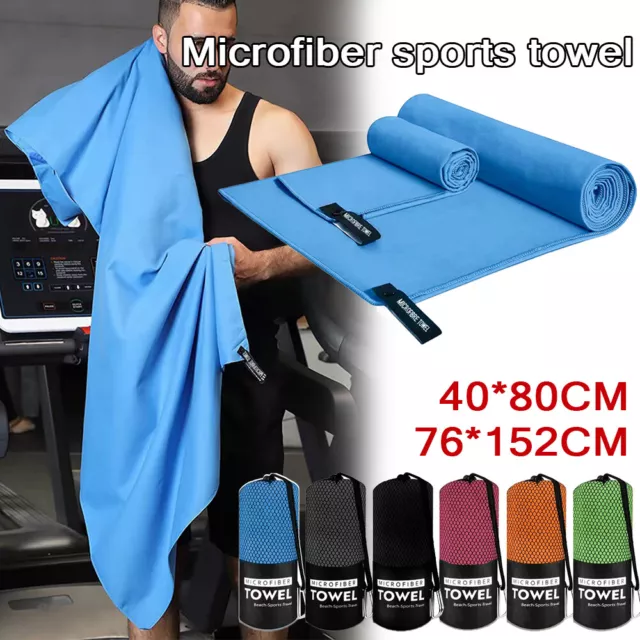 Toalla de Microfibra Secado Rápido Para Perfecto Gimnasio SPORTS & Playa V <