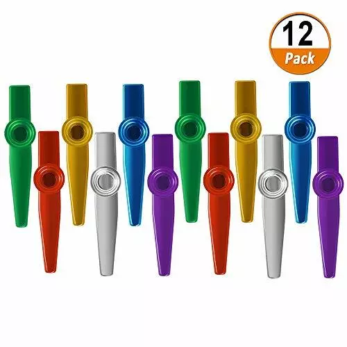 Metal Kazoo Of Different Colors Musical Instruments Kazoos Multipack Flute Diap