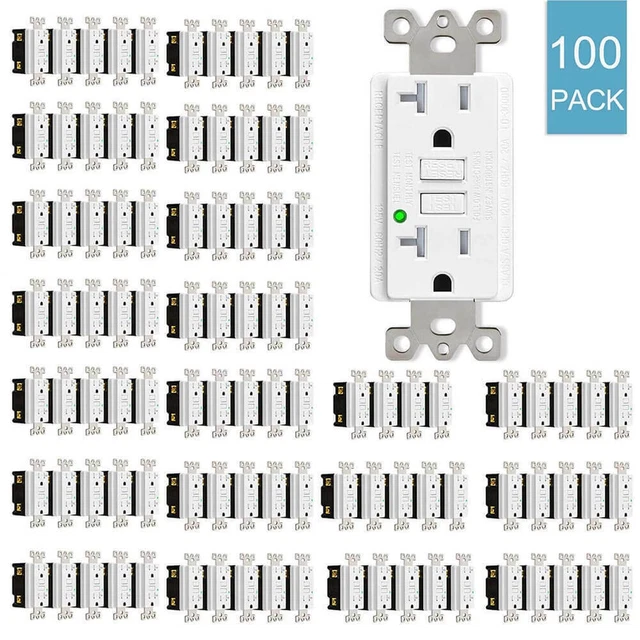 20 AMP GFCI Outlet GFI Duplex Receptacle Ground Fault Circuit