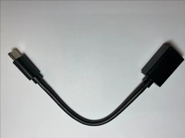 OTG Host USB A Female to USB-C USBC Type C Adaptor Convertor Wire Lead