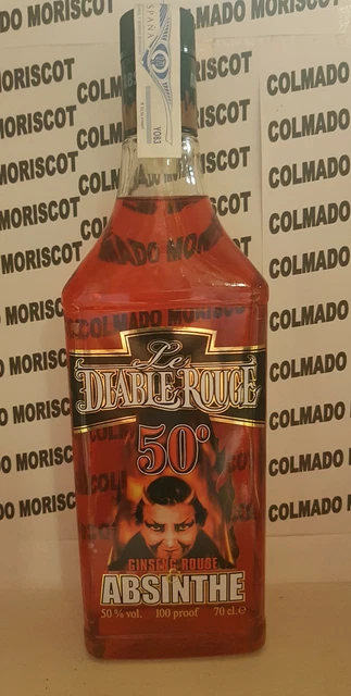 ABSINTH LE DIABLE ROUGE GINSENG 50% 70cl 0,7L 700ml   ABSENT ABSINTHE ASSENZIO