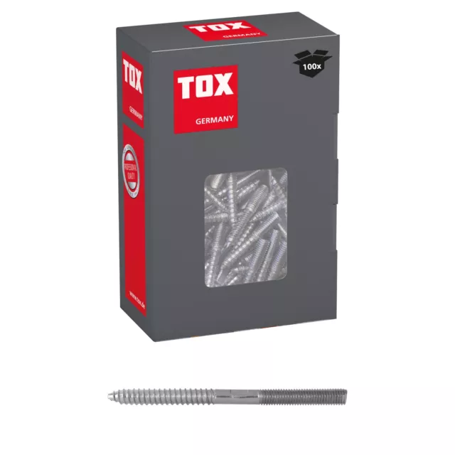 Tornillo de palo TOX Boltix M8x120 mm