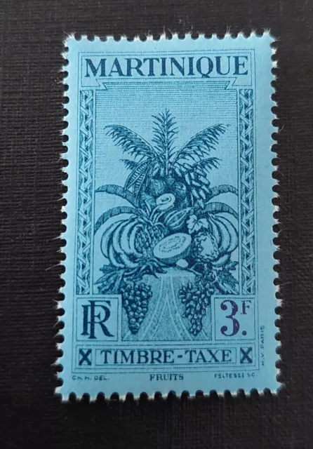 colonie Française martinique 1933 timbre taxe n 22 neuf luxe **