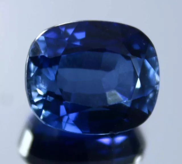 CERTIFIED 10.70 Ct Natural Kashmir Blue Sapphire Cushion Cut Untreated Gemstone