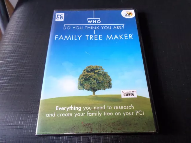 Who Do You Think You Are Dvd Family Tree Maker Pc Cd