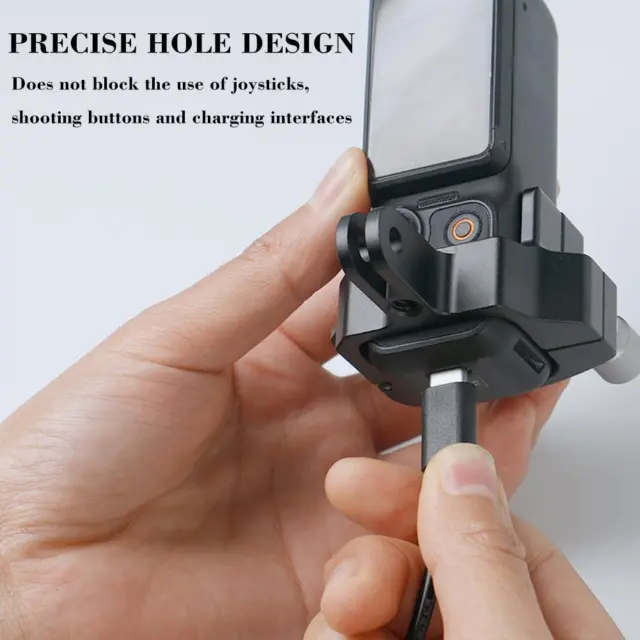 For DJI Osmo Pocket3 Aluminum Alloy Cold Shoe Expansion Frame Z8J2 N6U2 A4Z J3R1