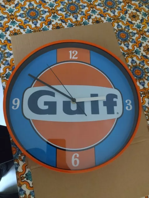 Orologio Pubblicitario Gulf Carburanti