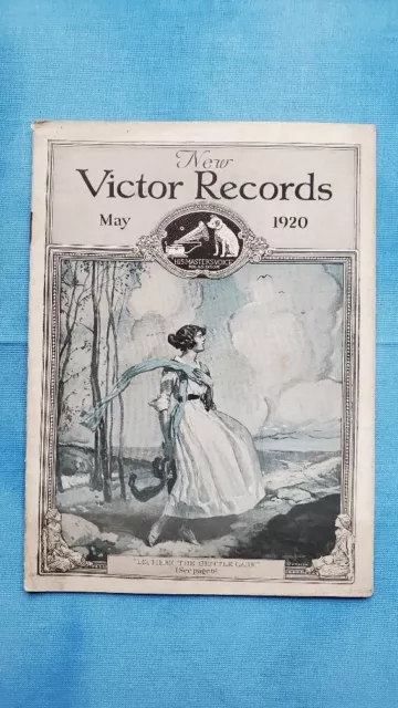 Original Victor Phonograph Record Catalog - May, 1920