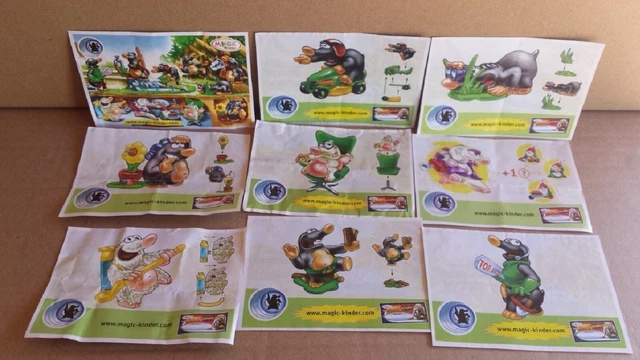 Kinder Ferrero Sorpresine Scegli Cartine Serie Missione Talpa Giardino Top Rar