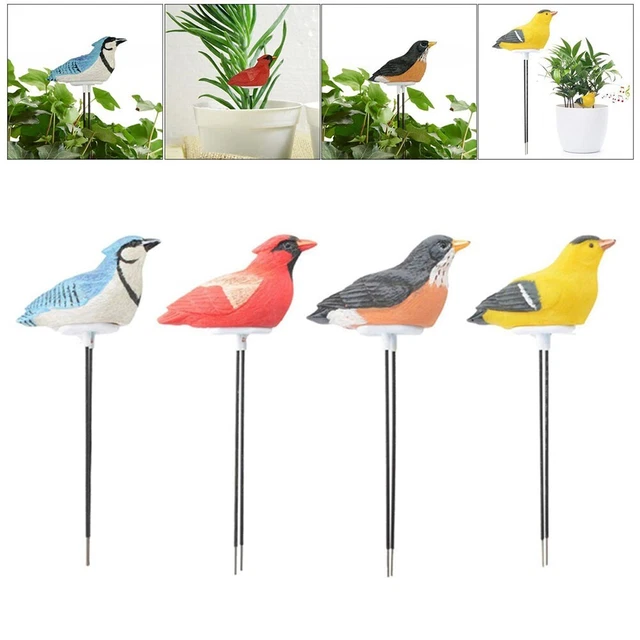 Hygromètre Sol En Forme D'Oiseau - Alarme Chantante Pour Arrosage Plantes - Capteur Humidité Automatique