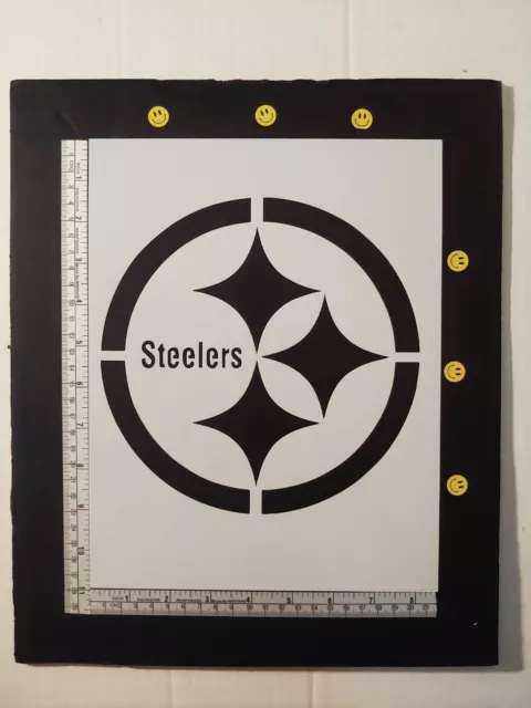 Pittsburgh Steelers Football 8.5" x 11" Custom Stencil FAST FREE SHIPPING