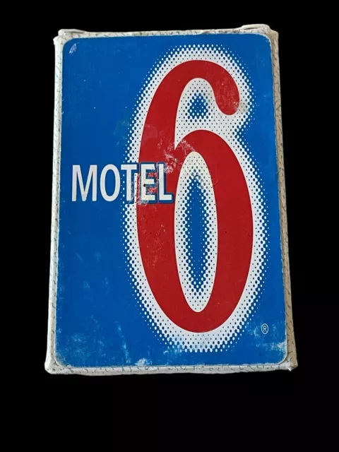 Vintage Rare Motel 6 Advertising Deck Of Playing Cards Travel