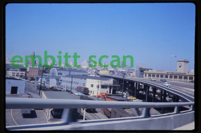 Original Slide, WP Western Pacific Tracks & Union Machine Co. San Francisco 1960