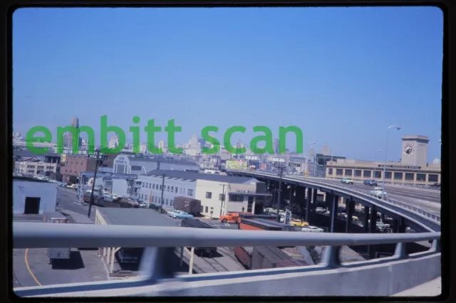 Original Slide, WP Western Pacific Tracks & Union Machine Co. San Francisco 1960