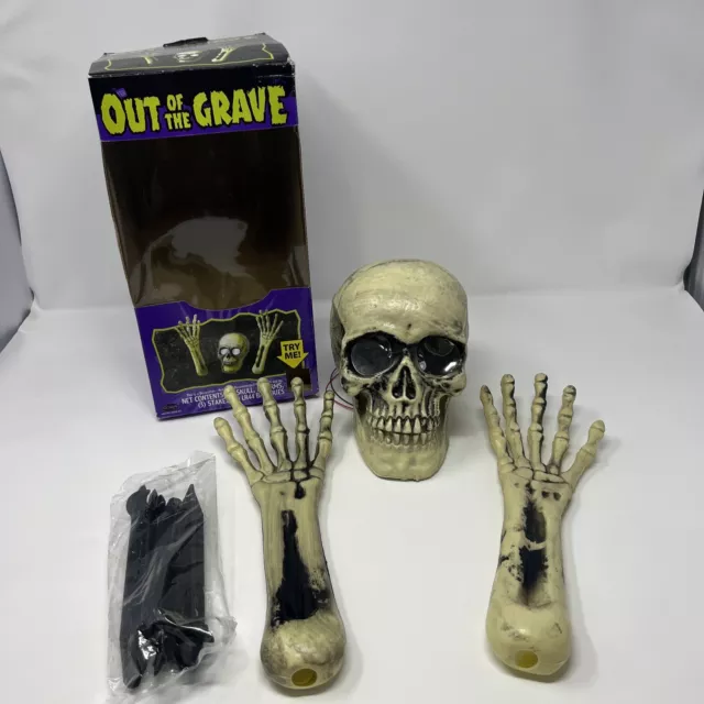 Out of the Grave Skeleton Blow Mold - Halloween Decoration Fun World