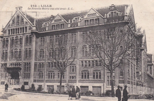 CPA 59 LILLE La Nouvelle Mairie vue coté droit EUR 3,60 - PicClick FR