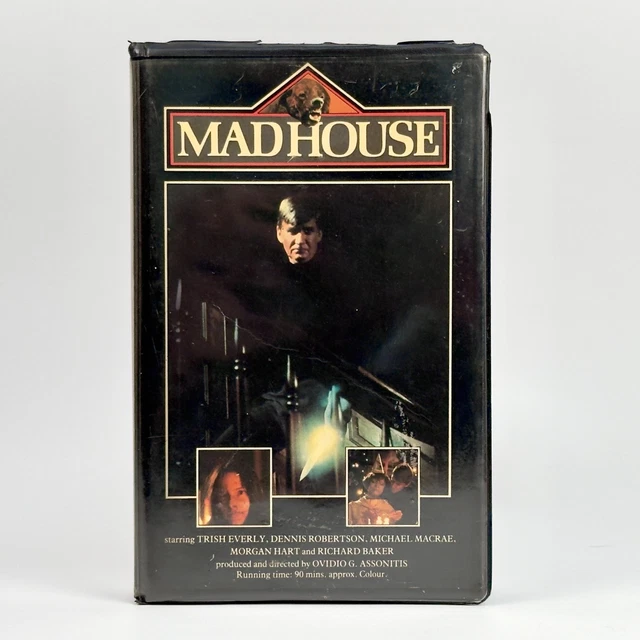 MADHOUSE PRE CERT Horror Medusa VHS 80s Video Nasties £74.99 - PicClick UK