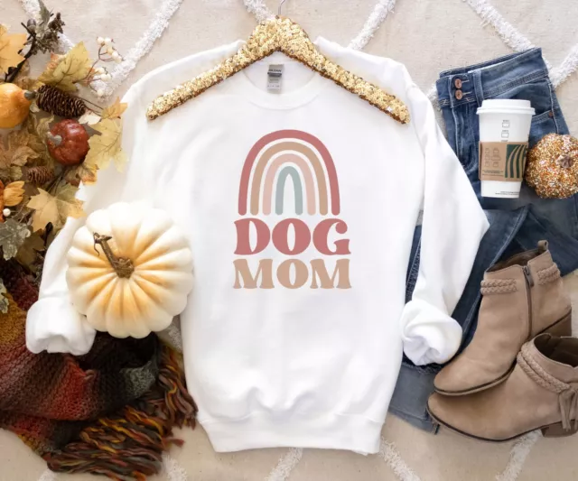 Dog Mom Sweatshirt and Hoodie, Dog Lover Mama Gift, Pet Mom Shirt, Pet Lover Tee