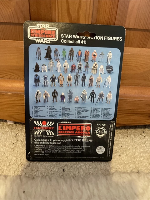 Vintage Star Wars Harbert Bespin Guard Cardback Original Esb 1980 Italy Figure