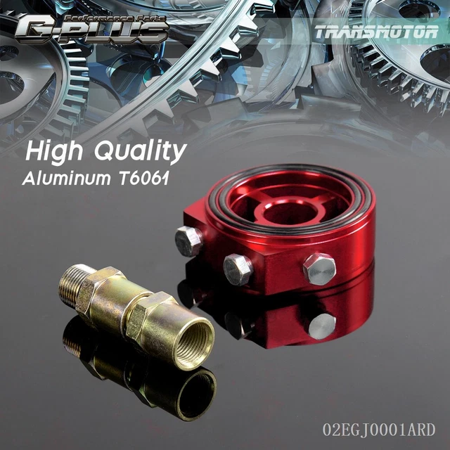 Fit For Car Sport JDM  Aluminum Oil/Gauge Filter Sandwich Adapter Plate Kit