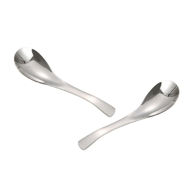 4 cucharas de sopa de acero inoxidable cuchara de café niño bebé coreano