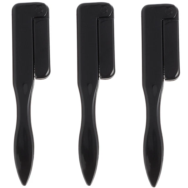 Plastic Eyelash Comb Foldable Eyebrow Comb Eyelash Extension Brush Lash Brushes